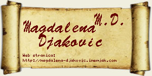 Magdalena Đaković vizit kartica